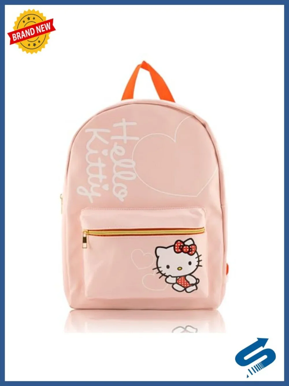 Hello Kitty PU Leather Backpack - Officially Licensed Sanrio Daypack